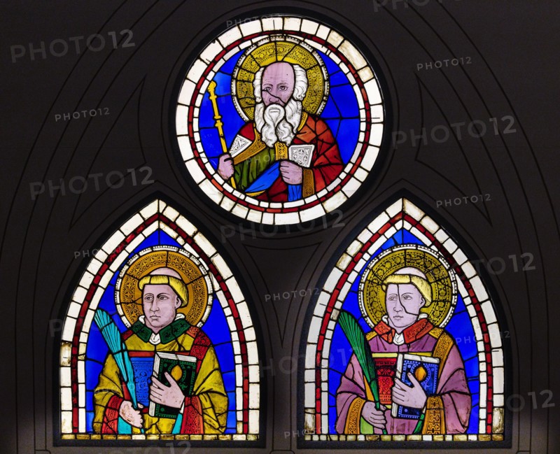 Giotto: 'Aaron and two Saints Deacon Martyrs'