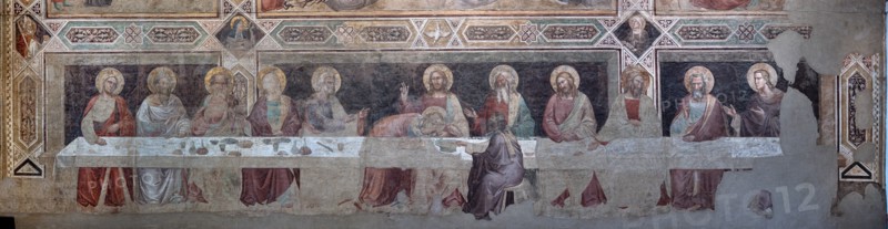 Taddeo Gaddi: 'Tree of Life and Last Supper'