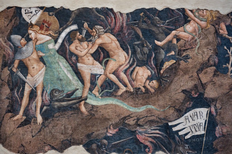 Andrea Orcagna: 'Punishment of the Lustful'