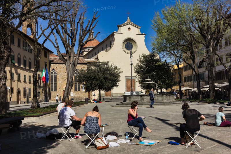 Piazza Santo Spirito, à Florence