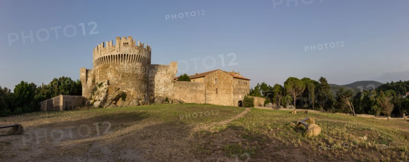 Medieval village of Populonia, Italy
