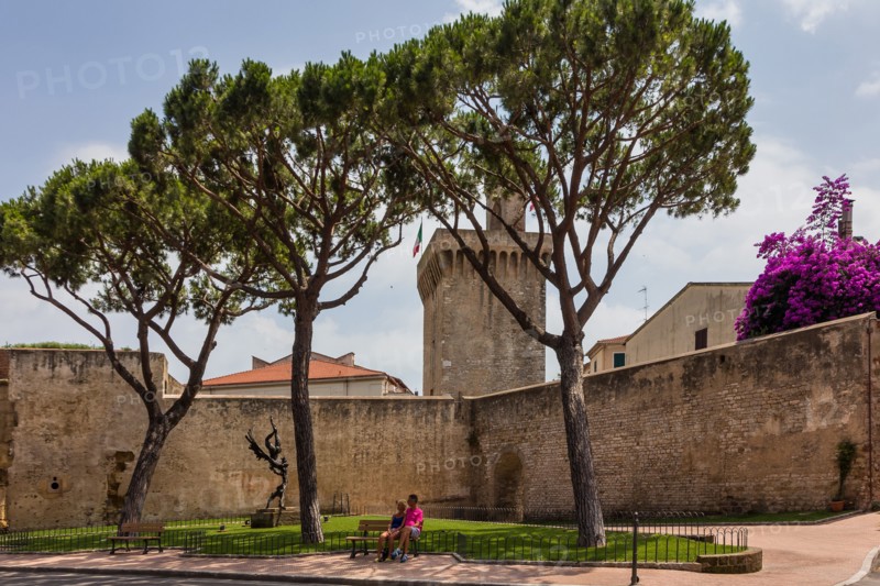 Historic centre of Piombino, in Italy