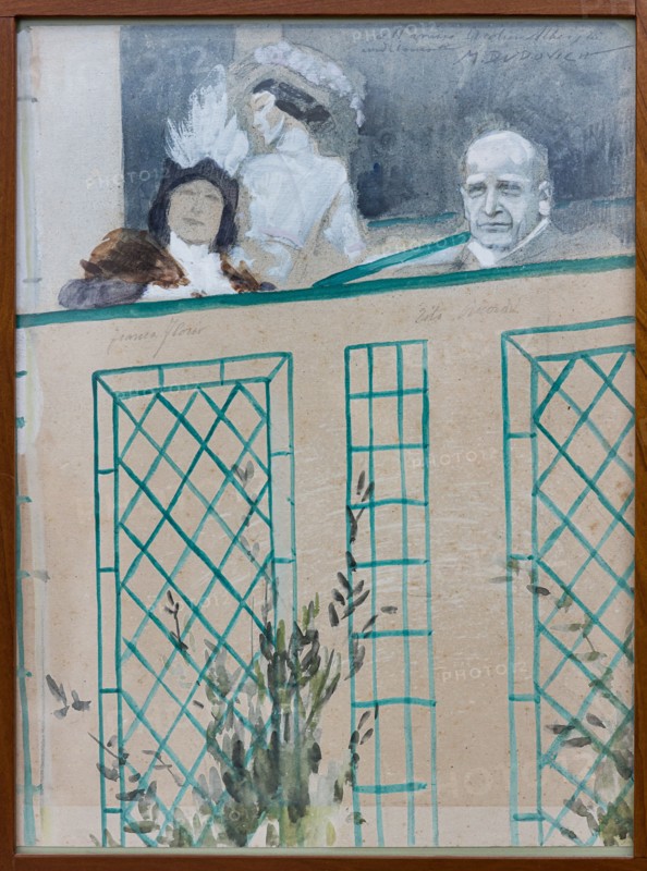“Ritratto di Tito Ricordi e Donna Franca Florio"
