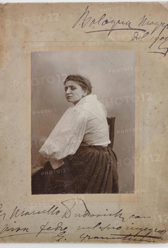 “Ritratto dell’attrice Emma Gramatica"