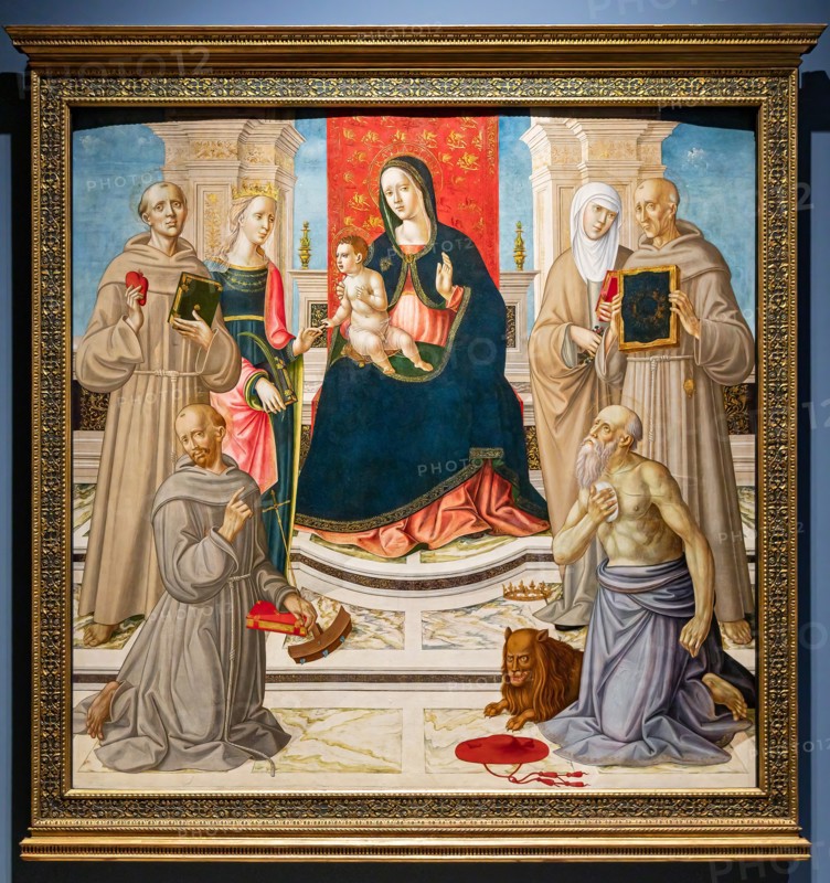 Painting by Girolamo di Benvenuto