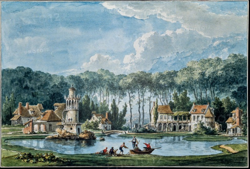 Vues et plans du Petit Trianon à Versailles