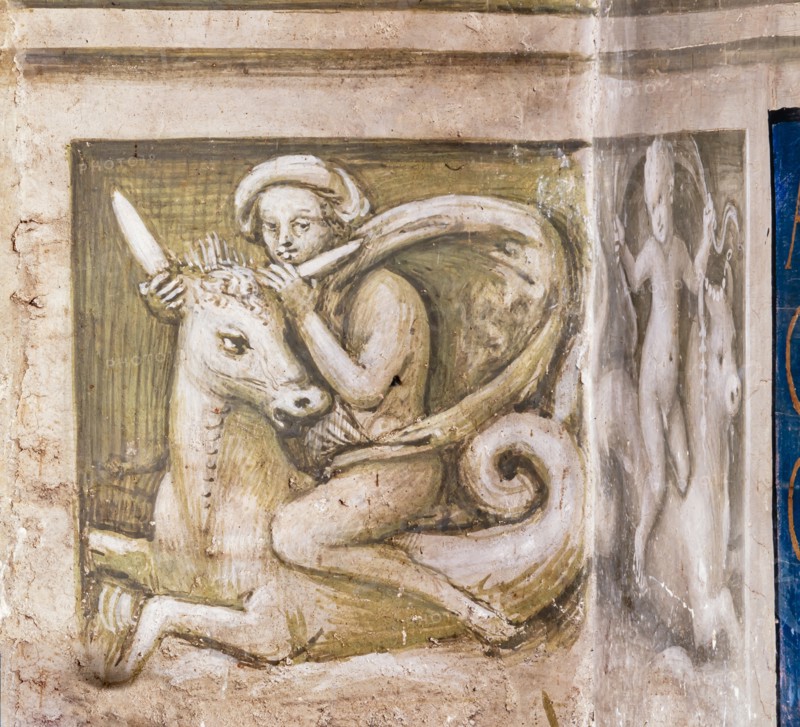 Fresque du mur nord-est de la Libreria Piccolomini à Sienne