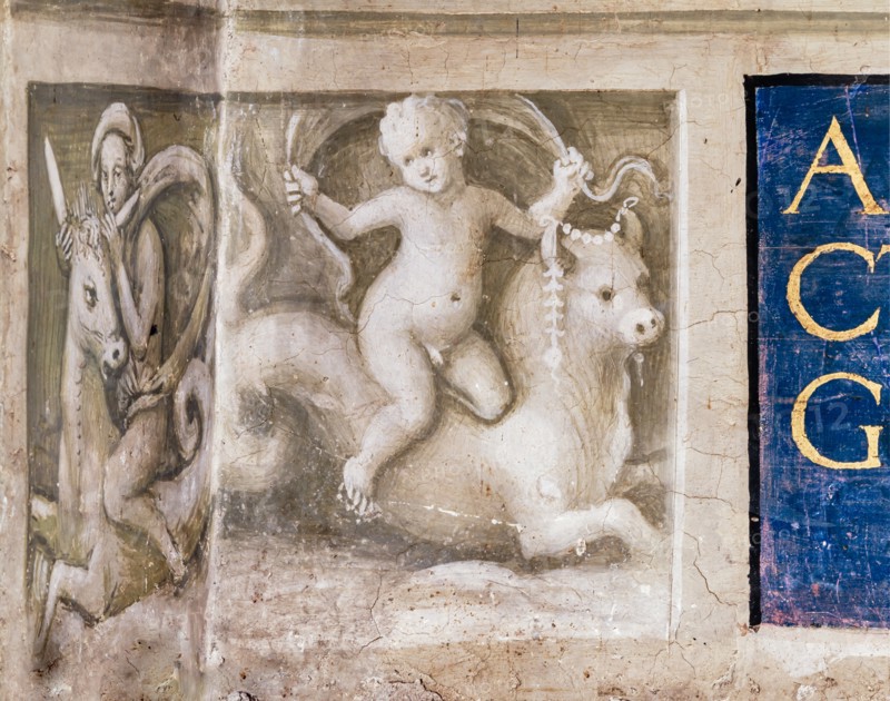 Fresque du mur nord-est de la Libreria Piccolomini à Sienne