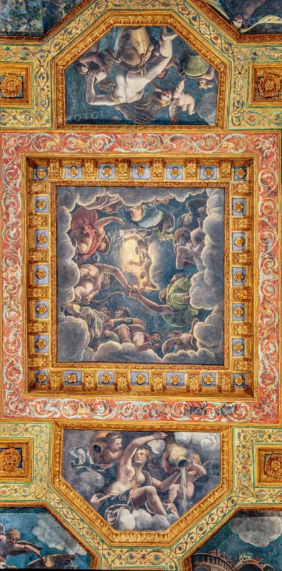 Salon de Psyché du Palais Te à Mantoue