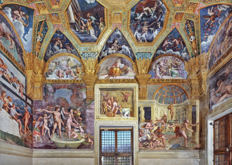 Salon de Psyché du Palais Te à Mantoue