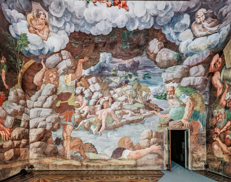The Room of Giants of the Palazzo del Te in Mantua