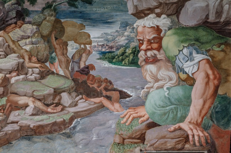 The Room of Giants of the Palazzo del Te in Mantua