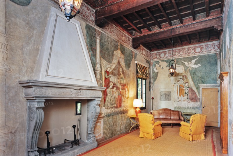 Intérieur de la Bicocca degli Arcimboldi à Milan