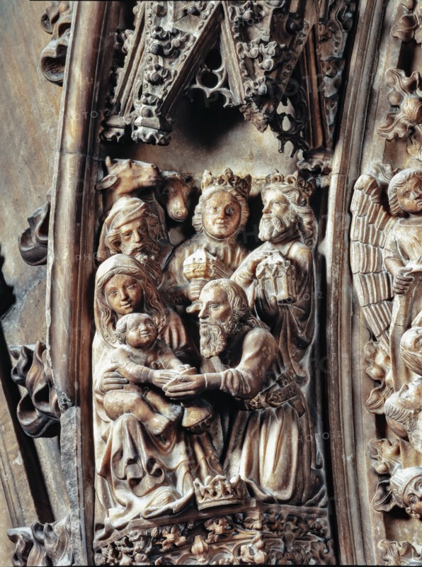 The Milan Cathedral: portal of the South sacristy
