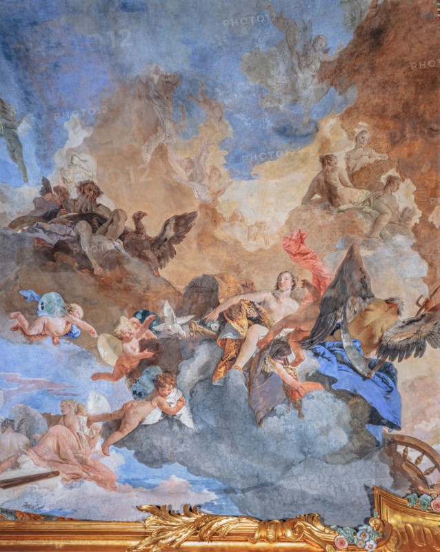 Palazzo Clerici,  Galleria degli arazzi o salone del Tiepolo