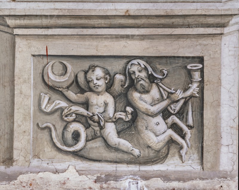 Fresco on the South-West wall of the Piccolomini Library in Siena