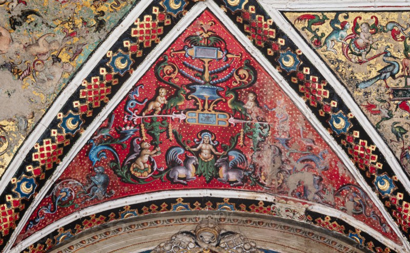 Vault of the Piccolomini Library in Siena