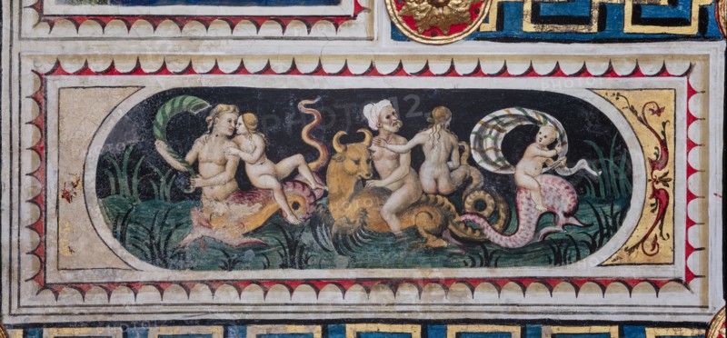 Ceiling of the Piccolomini Library in Siena