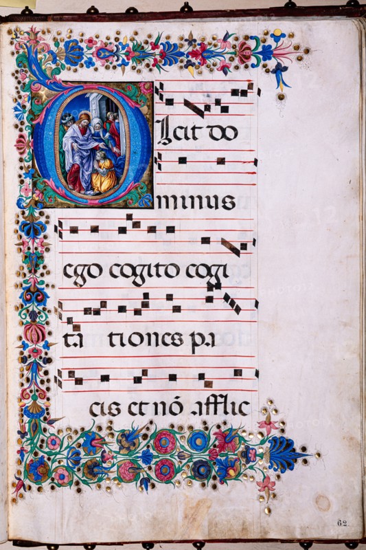 Recueil de chants conservé à la Libreria Piccolomini de Sienne
