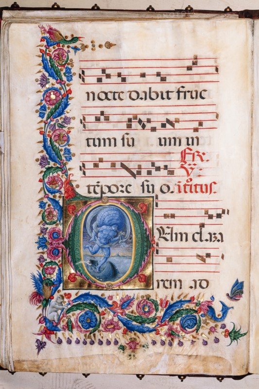 Recueil de chants conservé à la Libreria Piccolomini de Sienne