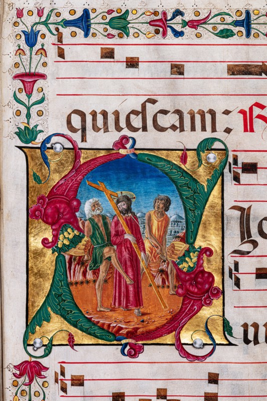 Recueil de chants conservé à la Libreria Piccolomini de Sienne