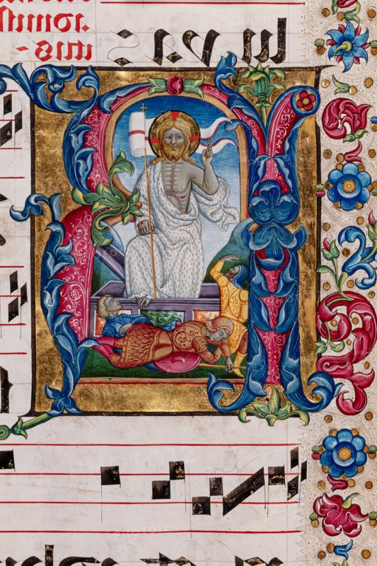 Recueil de chants conservé à la Libreria Piccolomini de Sienne