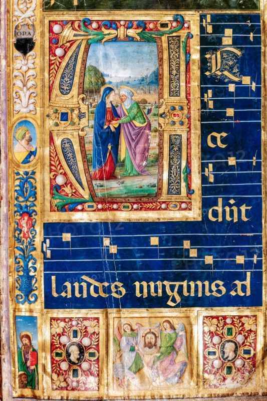Recueil de chants conservé à la Libreria Piccolomini de Sienne