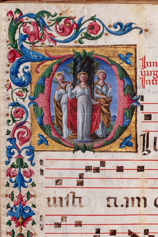 Recueil de chants conservé à la Libreria Piccolomini de Sienne
