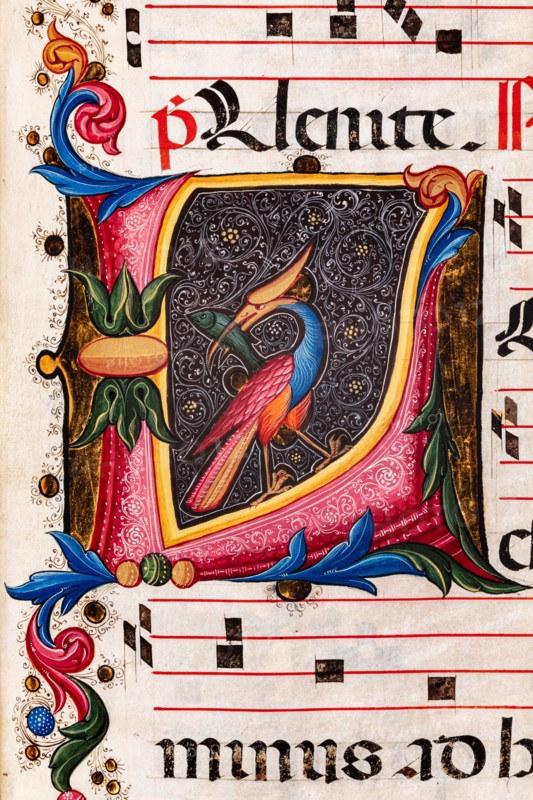 Recueil de chants conservé à la Libreria Piccolomini de Sienne