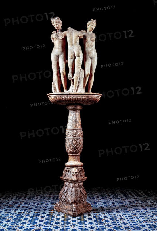 The Three Graces, of the Piccolomini Library in Siena