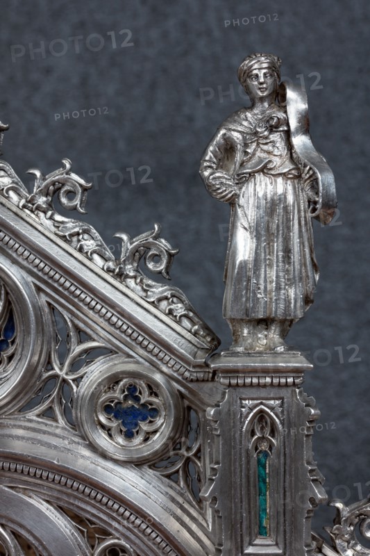 Détail de l'autel en argent du Trésor de Saint-Jean, Museo dell'Opera del Duomo, Florence