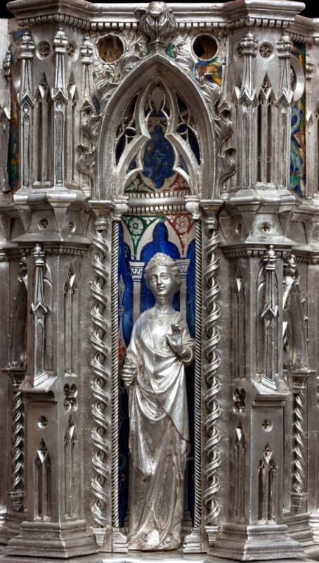 Détail de l'autel en argent du Trésor de Saint-Jean, Museo dell'Opera del Duomo, Florence