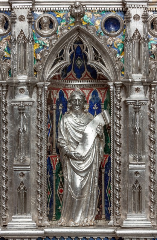Détail de l'autel en argent du Trésor de Saint-Jean, Museo dell'Opera del Duomo, Florence