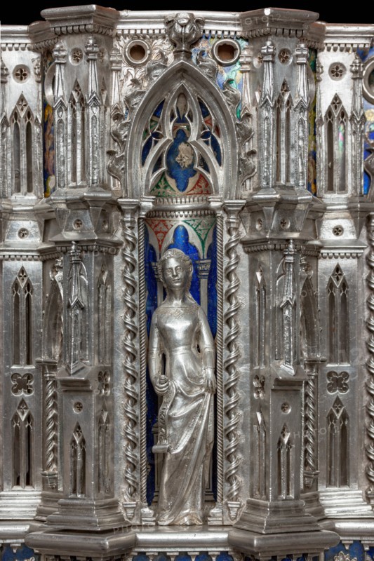 Détail de l'autel en argent du Trésor de Saint-Jean, Museo dell'Opera del Duomo, Florence