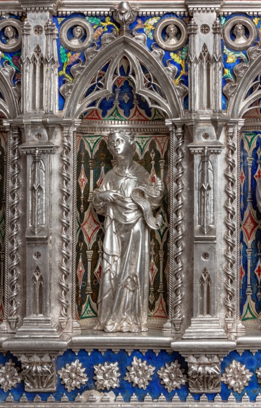 Détail de l'autel en argent du Trésor de Saint-Jean, Museo dell'Opera del Duomo, Florence
