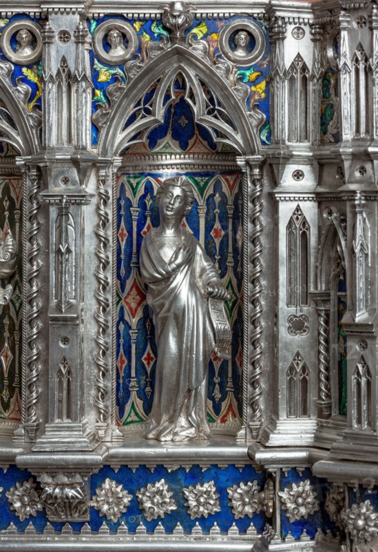 Détail de l'autel en argent du Trésor de Saint-Jean, Museo dell'Opera del Duomo, Florence