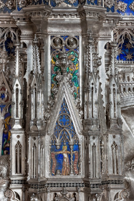 Détail de l'autel en argent du Trésor de Saint-Jean, Museo dell'Opera del Duomo, Florence