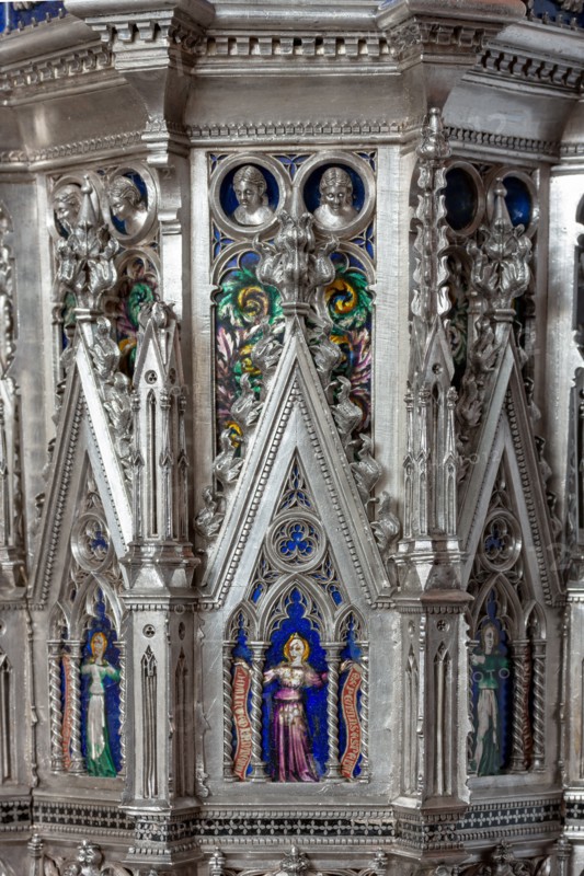 Détail de l'autel en argent du Trésor de Saint-Jean, Museo dell'Opera del Duomo, Florence