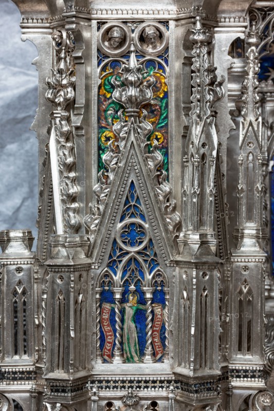 Détail de l'autel en argent du Trésor de Saint-Jean, Museo dell'Opera del Duomo, Florence