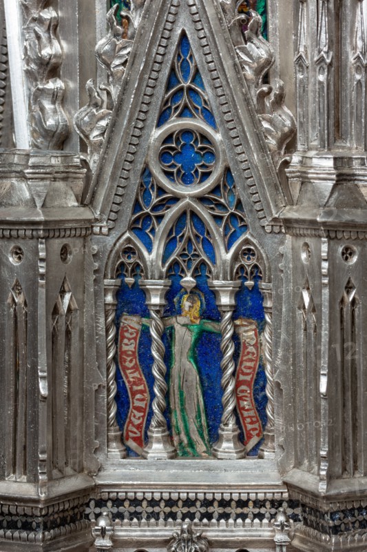 Détail de l'autel en argent du Trésor de Saint-Jean, Museo dell'Opera del Duomo, Florence