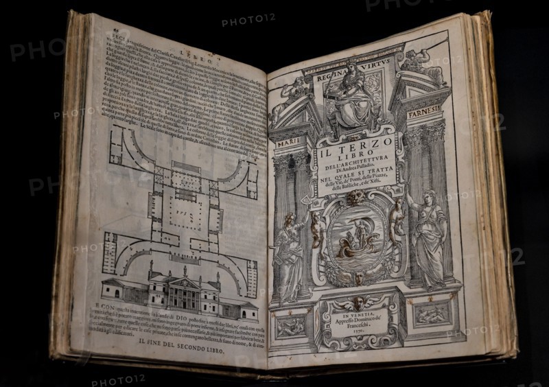 Pages of the third of “The four volumes on architecture”, by Andrea Palladio