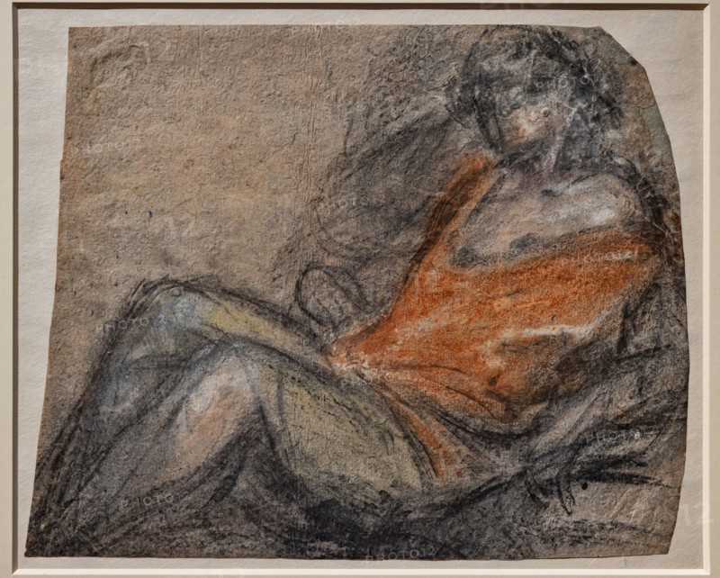“Study of a Lying Figure”, by Jacopo Bassano