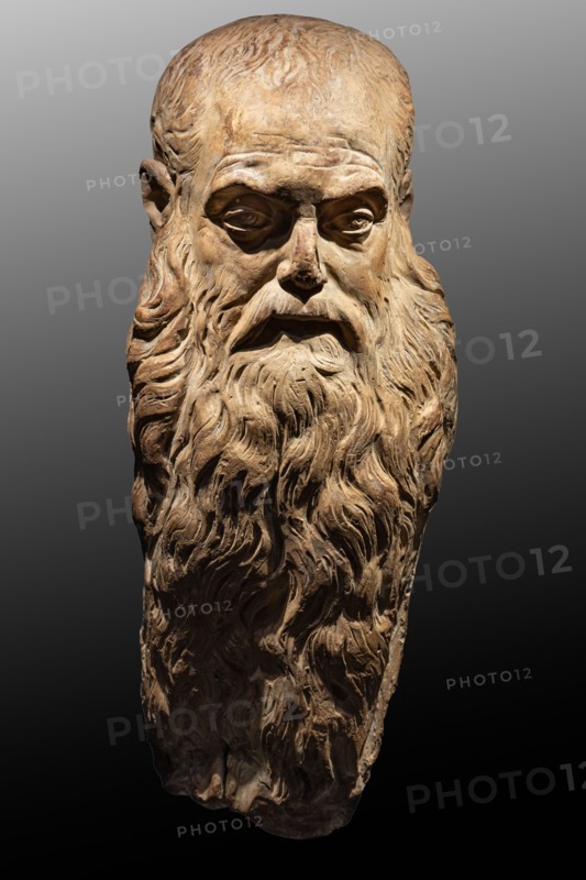 Sketch for the “Portrait bust of Apollonio Massa”, by Alessandro Vittoria