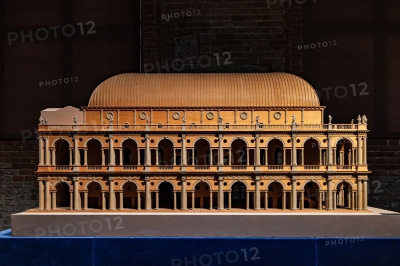 Wooden model of the Palladian Basilica