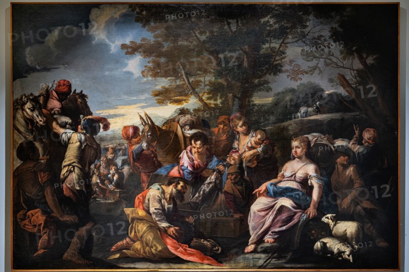 “Laban looks for the idols hidden by Rachel”, by Giovanni Antonio de Pieri