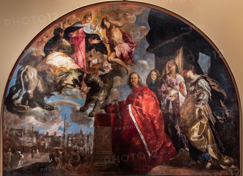 “Glorification of the Podestà Girolamo Priuli”, by Francesco Maffei