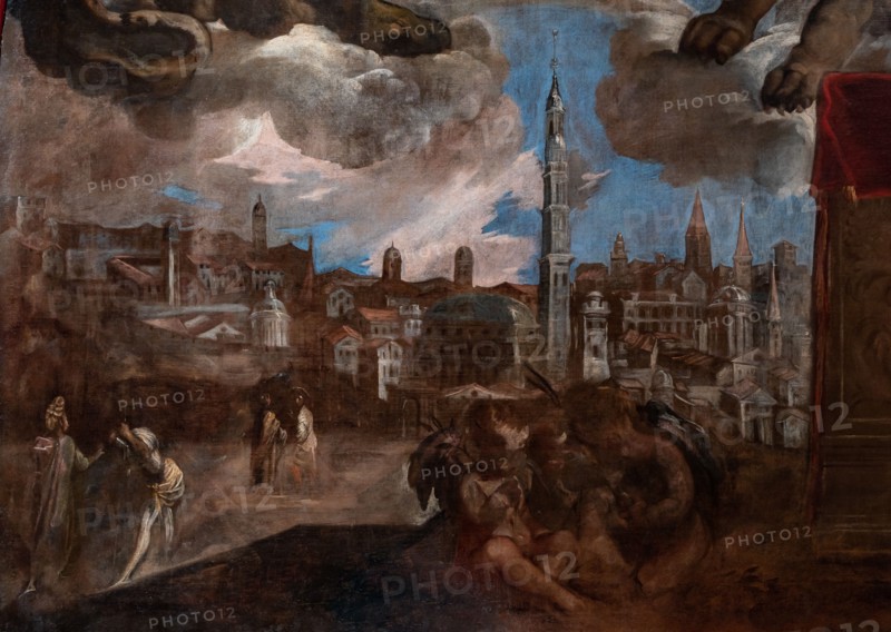 “Glorification of the Podestà Girolamo Priuli”, by Francesco Maffei