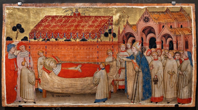 “ St. Sylvester’s death”, by Battista da Vicenza