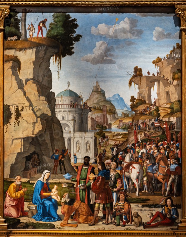 “Adoration by the Wise Men”, by Marcello Fogolino
