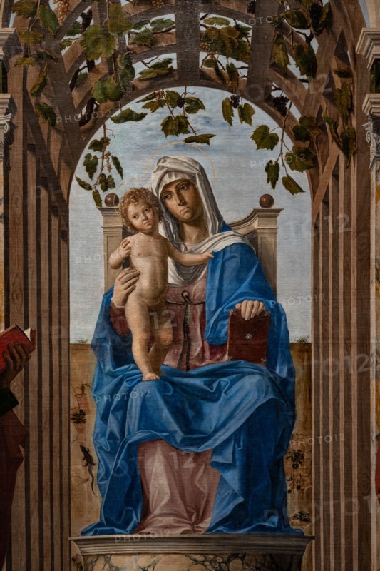 “Enthroned Madonna with Infant Jesus between saints James and Jerome”, by Giambattista Cima da Conegliano